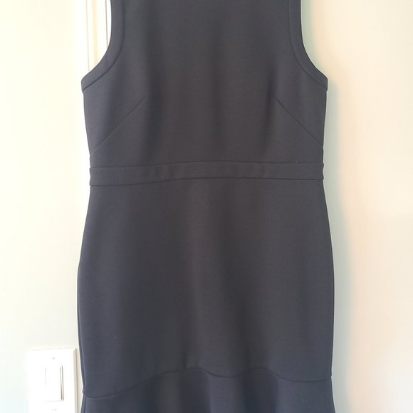 Black Loft Dress with flare - Size 12P - Picture 2 of 4